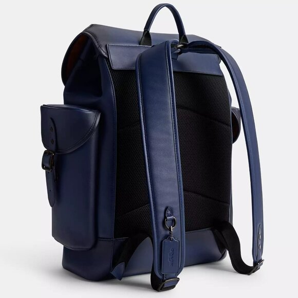 🥰 Coach Hitch Backpack Deep Blue - Picture 2 of 16